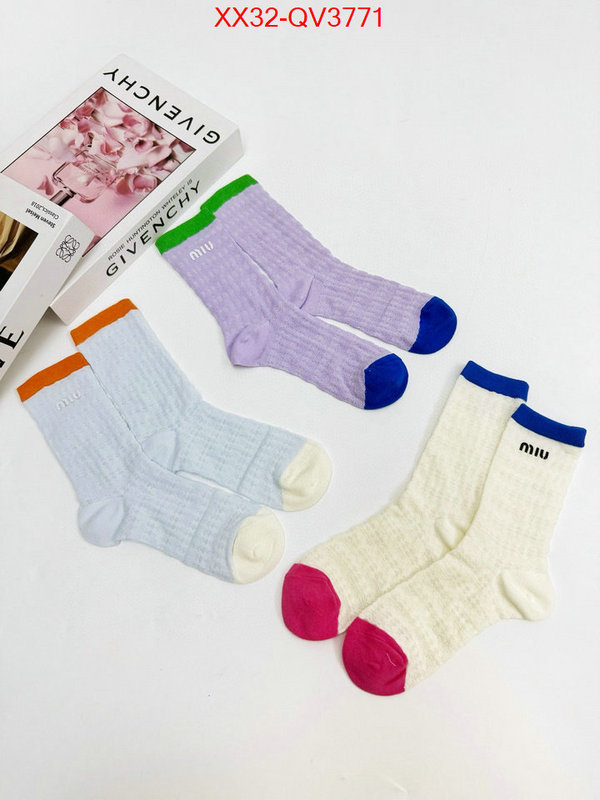 Sock-Miu Miu what is a counter quality ID: QV3771 $: 32USD