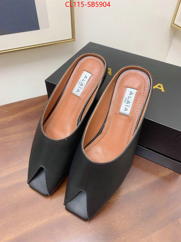 Women Shoes-ALAIA top designer replica ID: SB5904 $: 115USD