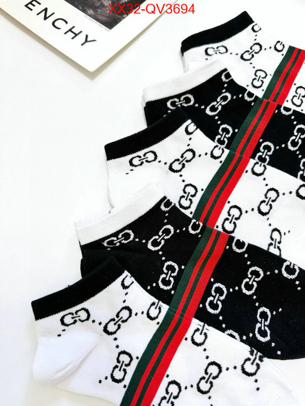 Sock-Gucci top quality fake ID: QV3694 $: 32USD