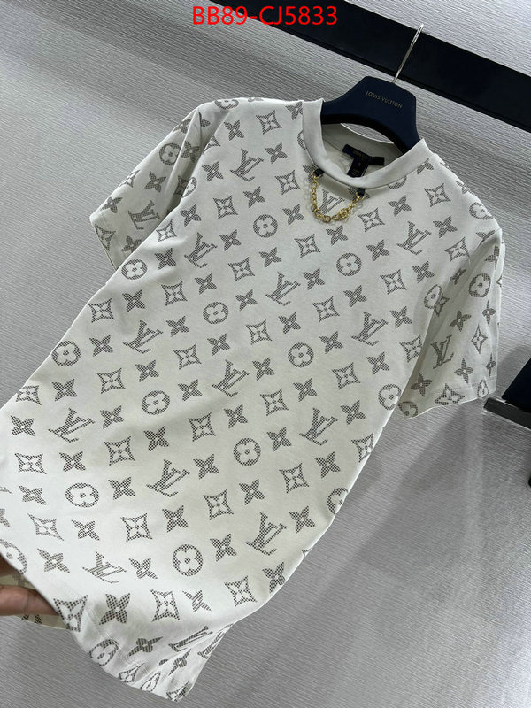 Clothing-LV luxury fashion replica designers ID: CJ5833 $: 89USD