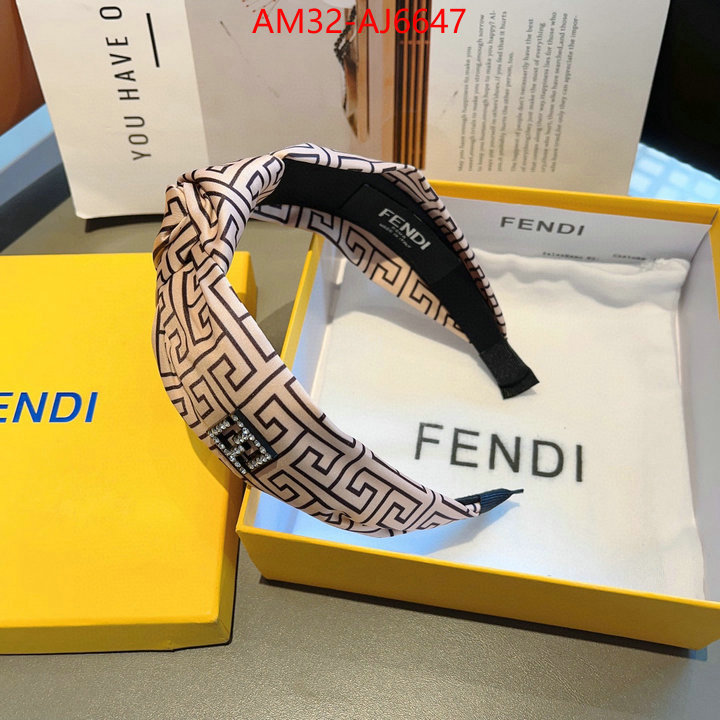 Hair band-Fendi wholesale imitation designer replicas ID: AJ6647 $: 32USD