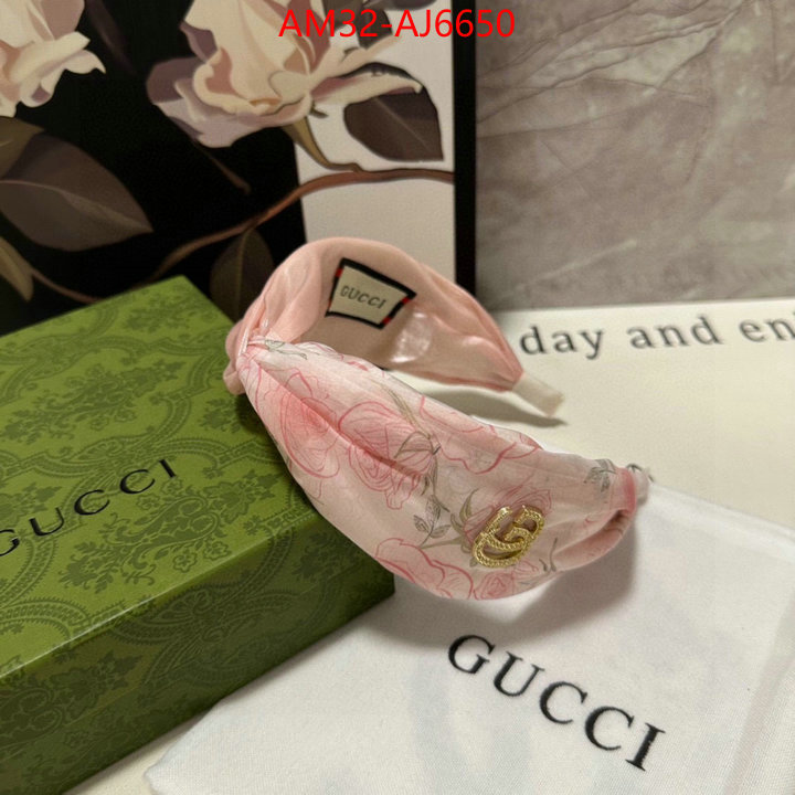 Hair band-Gucci luxury cheap ID: AJ6650 $: 32USD