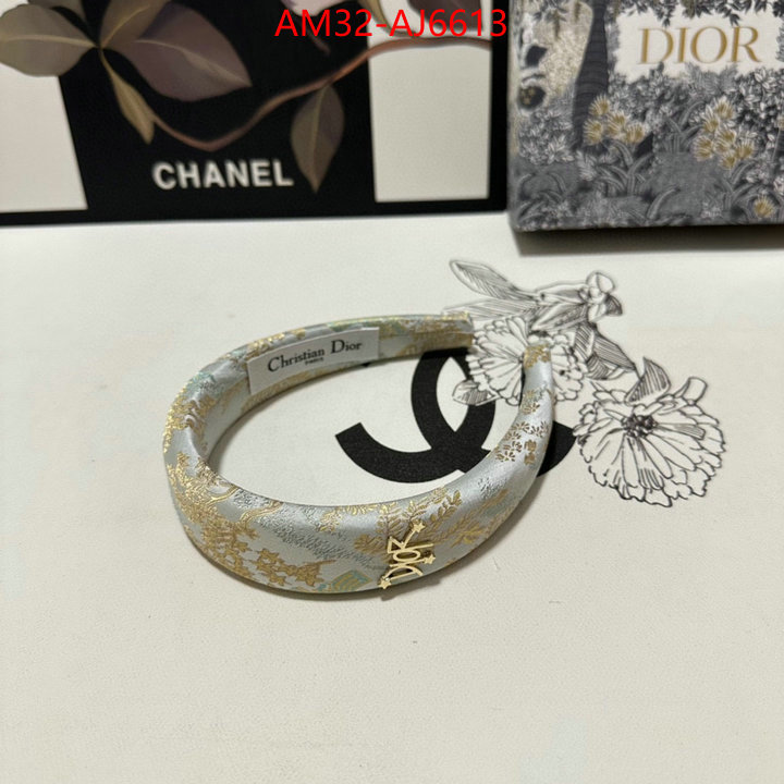 Hair band-Dior luxury fashion replica designers ID: AJ6613 $: 32USD