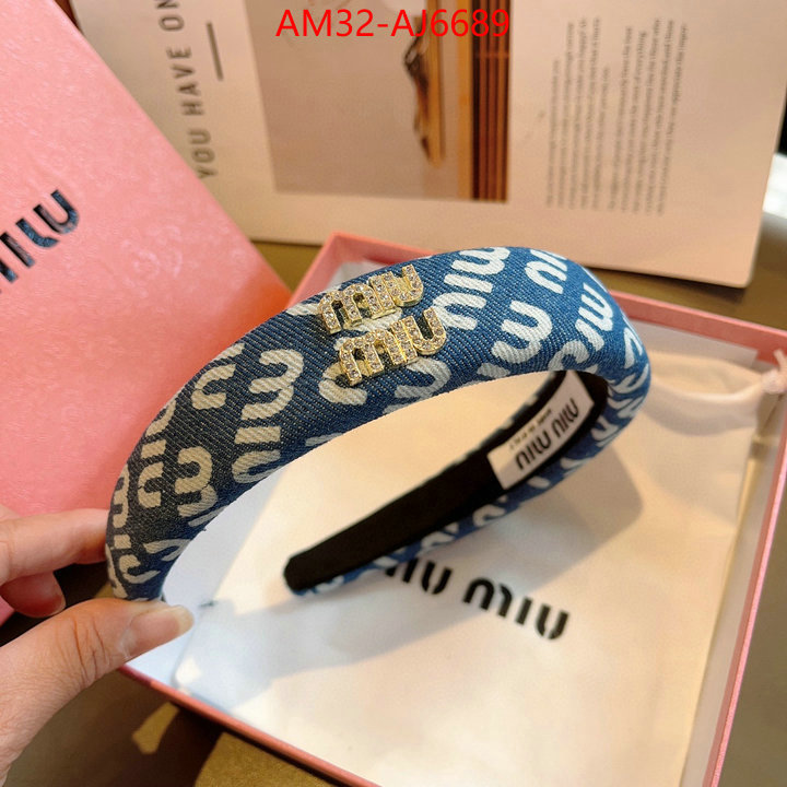 Hair band-MIU MIU high quality replica ID: AJ6689 $: 32USD