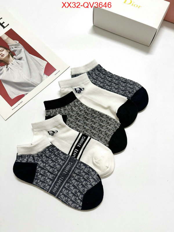 Sock-Dior aaaaa+ replica designer ID: QV3646 $: 32USD