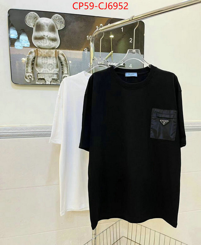 Clothing-Prada top quality designer replica ID: CJ6952 $: 59USD