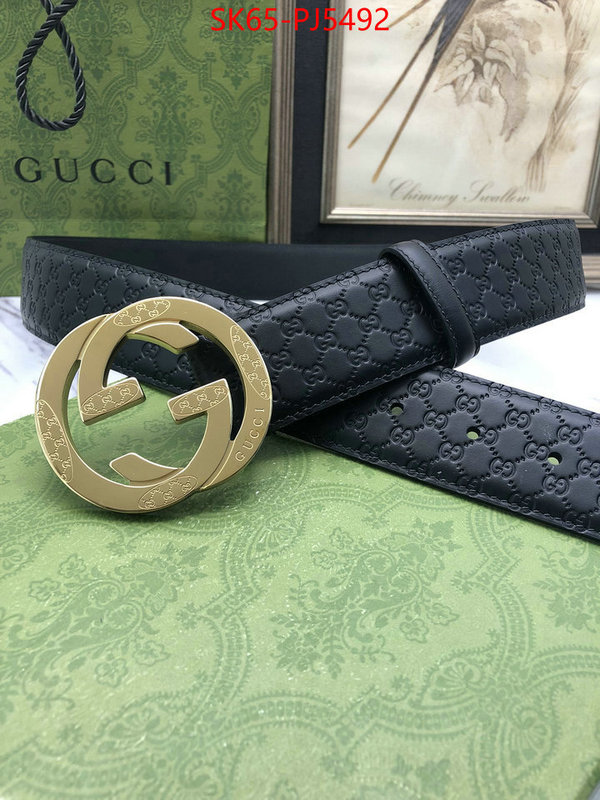 Belts-Gucci top perfect fake ID: PJ5492 $: 65USD