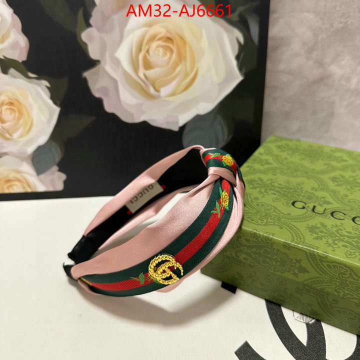 Hair band-Gucci shop cheap high quality 1:1 replica ID: AJ6661 $: 32USD