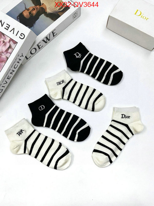 Sock-Dior fake ID: QV3644 $: 32USD