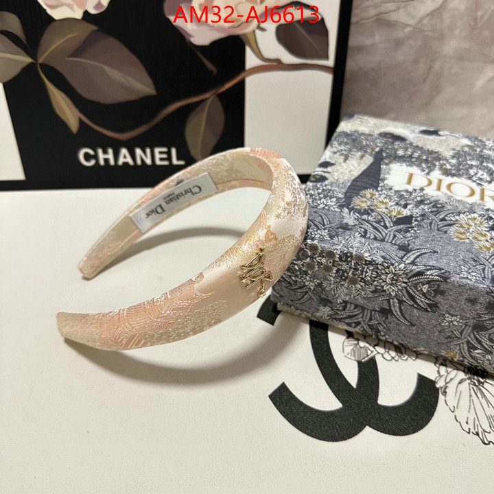 Hair band-Dior luxury fashion replica designers ID: AJ6613 $: 32USD