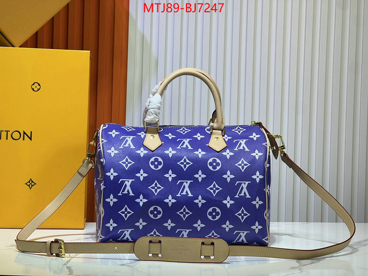 LV Bags(4A)-Speedy- aaaaa replica ID: BJ7247 $: 89USD,