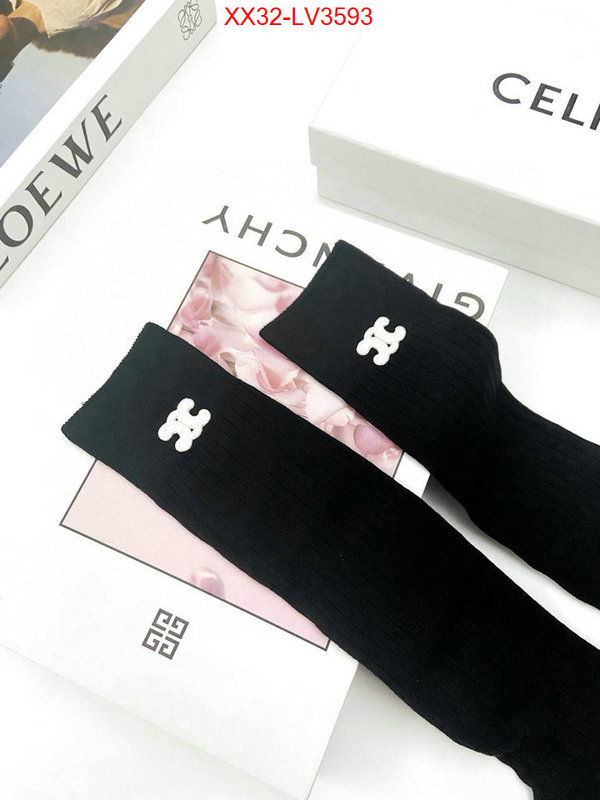 Sock-CELINE buy cheap ID: LV3593 $: 32USD