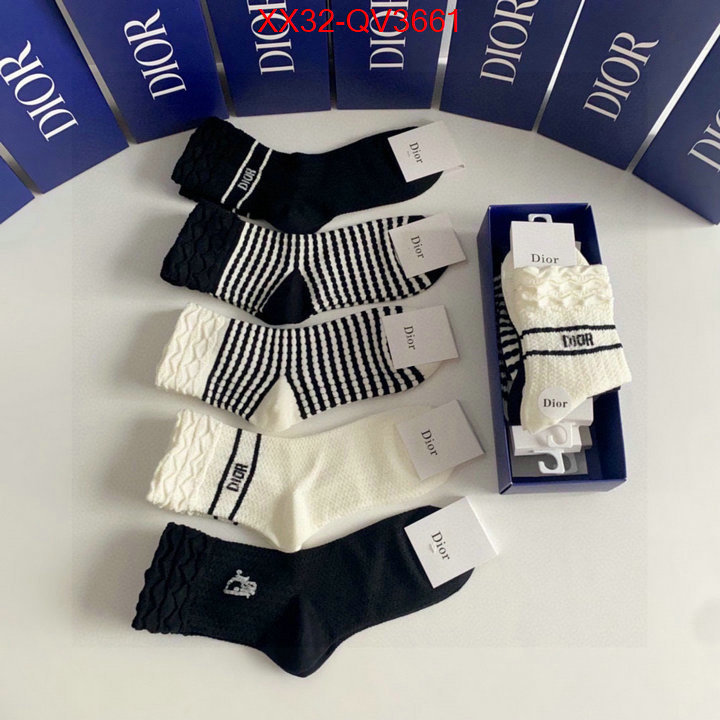 Sock-Dior high quality replica ID: QV3661 $: 32USD