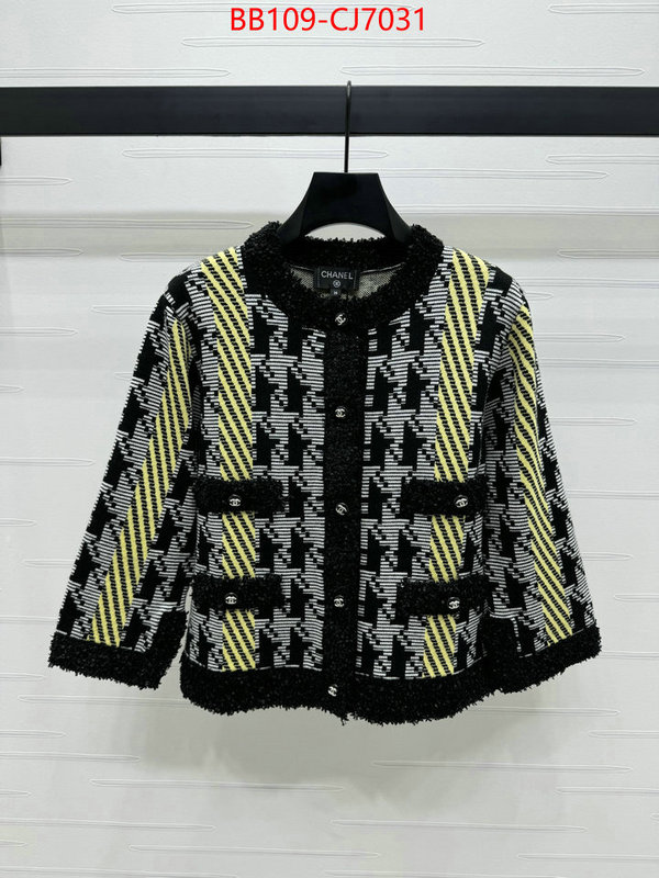 Clothing-Chanel what is top quality replica ID: CJ7031 $: 109USD