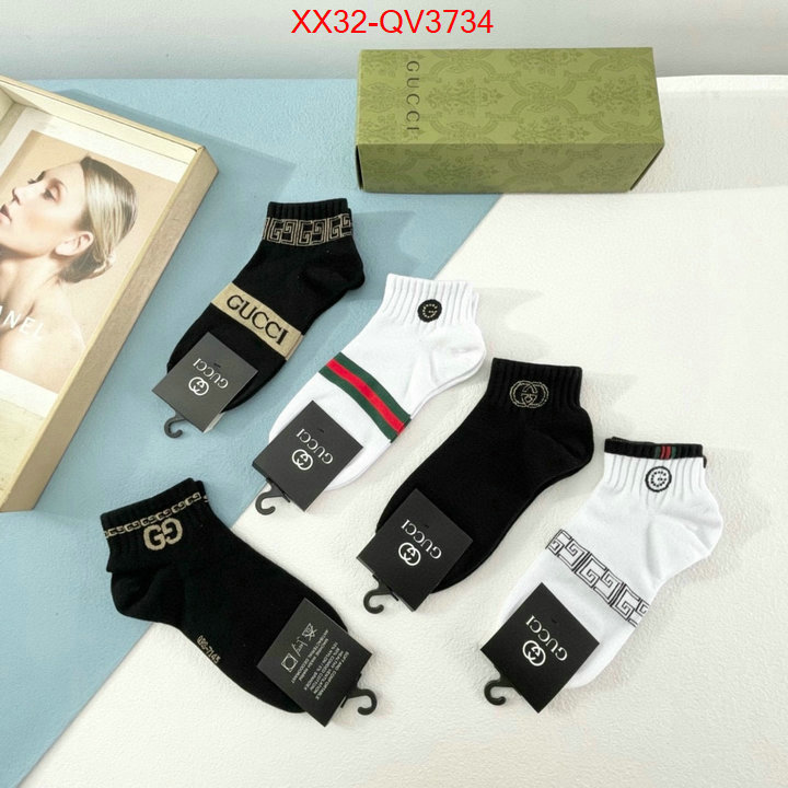 Sock-Gucci perfect quality ID: QV3734 $: 32USD