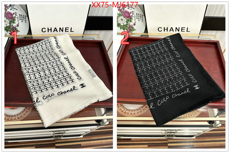 Scarf-Chanel shop designer replica ID: MJ6177 $: 75USD