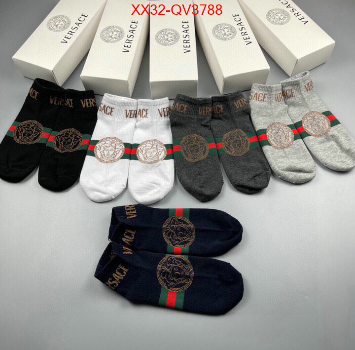 Sock-Versace how quality ID: QV3788 $: 32USD