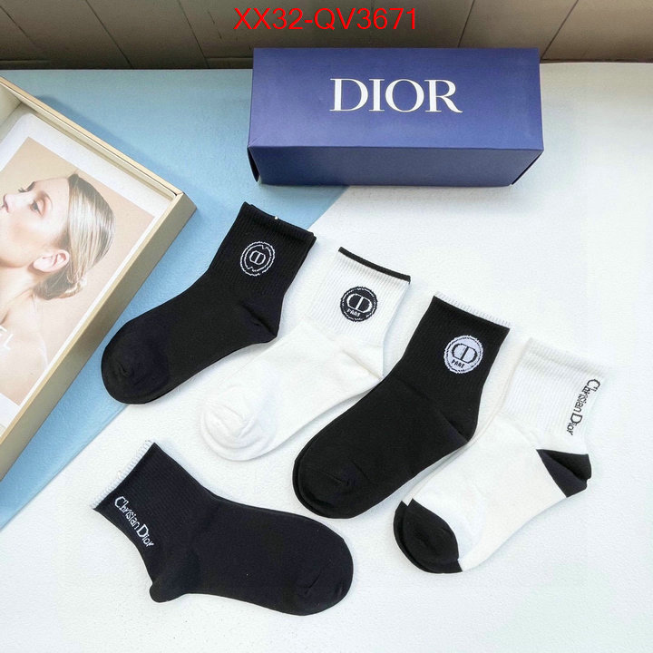 Sock-Dior replica 1:1 high quality ID: QV3671 $: 32USD