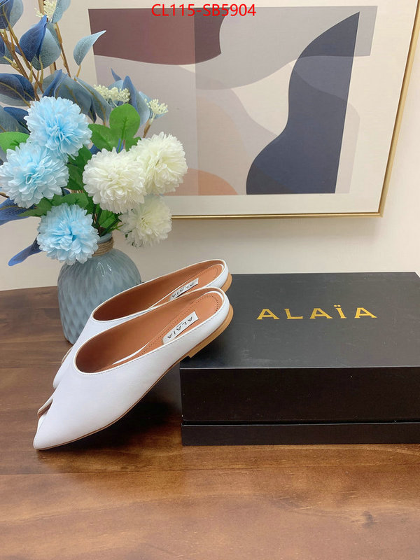 Women Shoes-ALAIA top designer replica ID: SB5904 $: 115USD