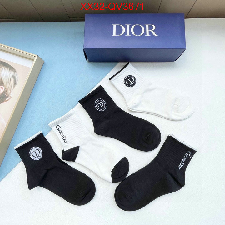 Sock-Dior replica 1:1 high quality ID: QV3671 $: 32USD