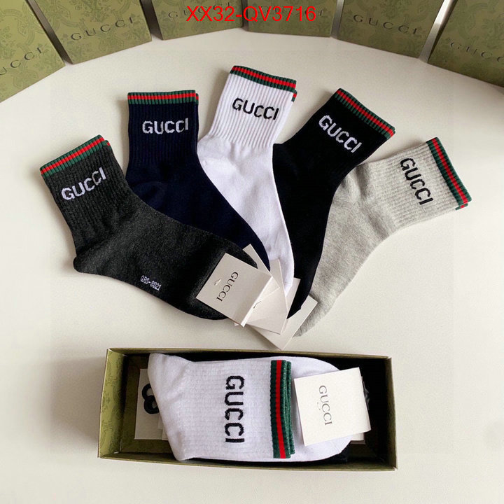 Sock-Gucci buy first copy replica ID: QV3716 $: 32USD