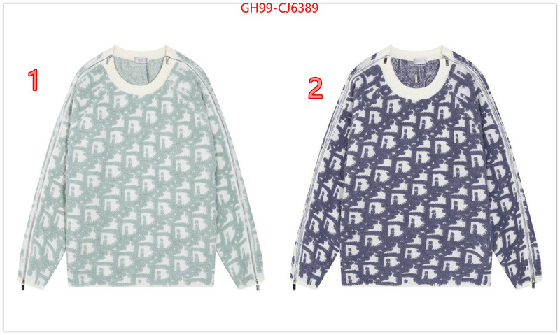 Clothing-Dior top grade ID: CJ6389 $: 99USD