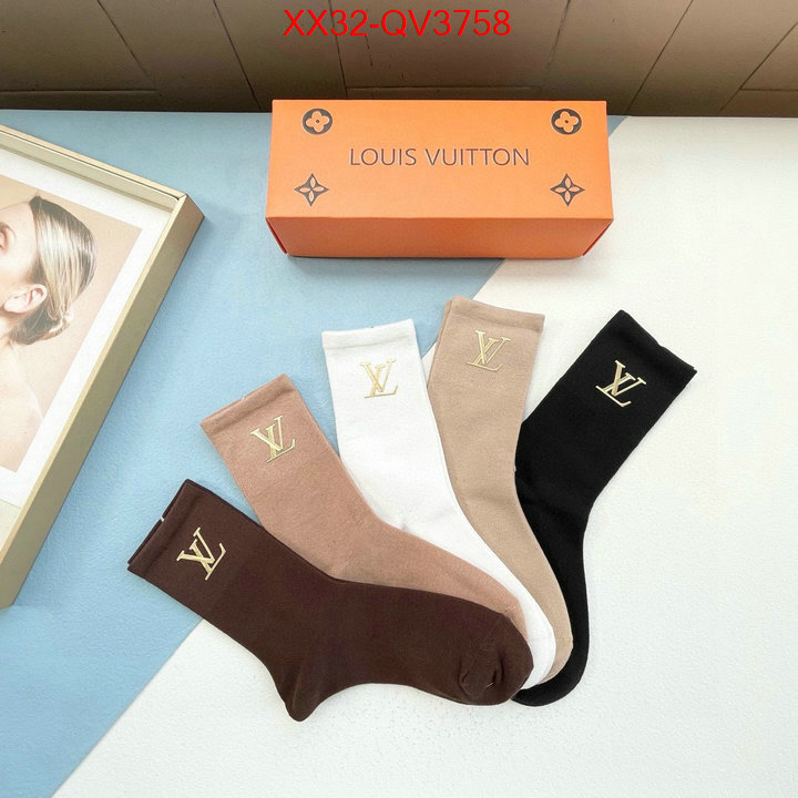 Sock-LV replica aaaaa designer ID: QV3758 $: 32USD