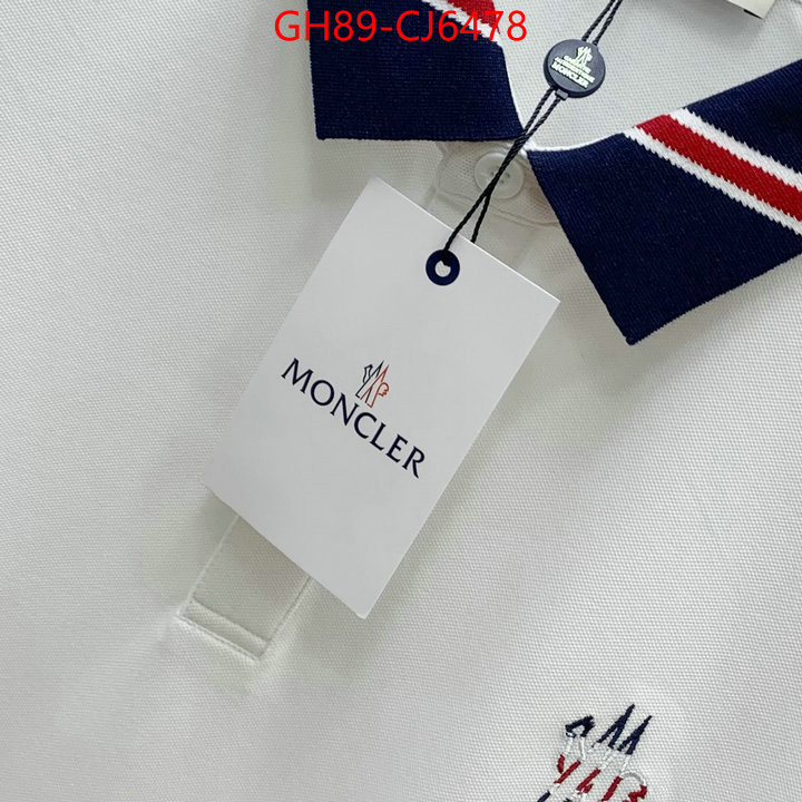 Clothing-Moncler designer high replica ID: CJ6478 $: 89USD