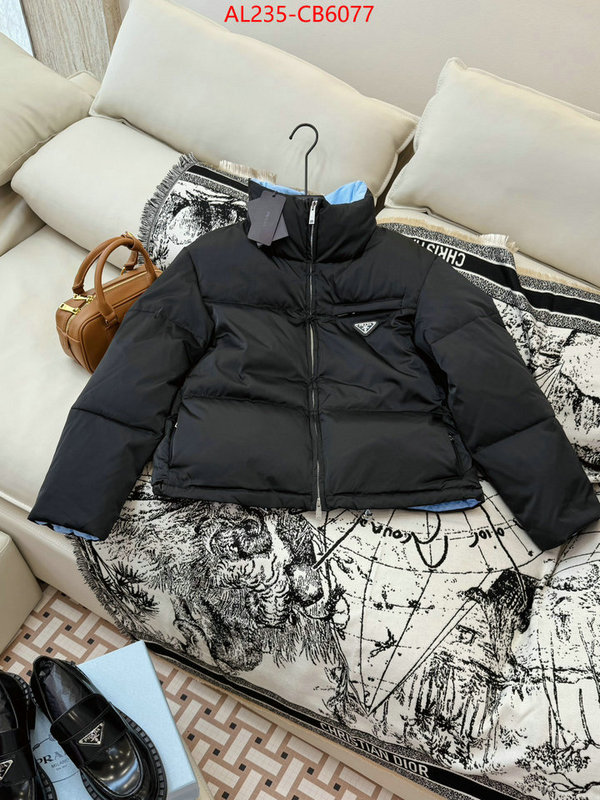 Down jacket Women-Prada replica best ID: CB6077 $: 235USD