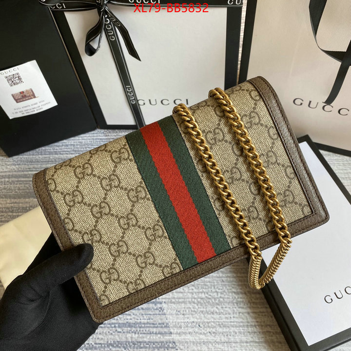 Gucci Bags(4A)-Crossbody- best like ID: BB5832 $: 79USD,