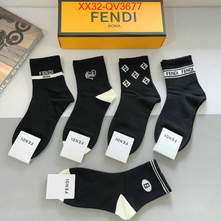 Sock-Fendi fake ID: QV3677 $: 32USD