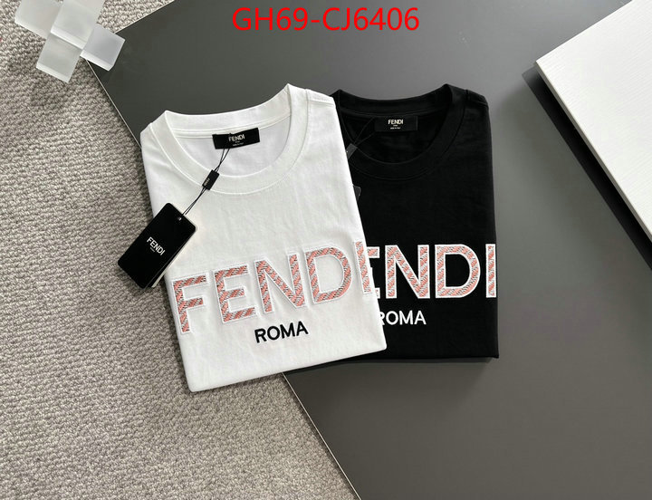 Clothing-Fendi 2024 perfect replica designer ID: CJ6406 $: 69USD