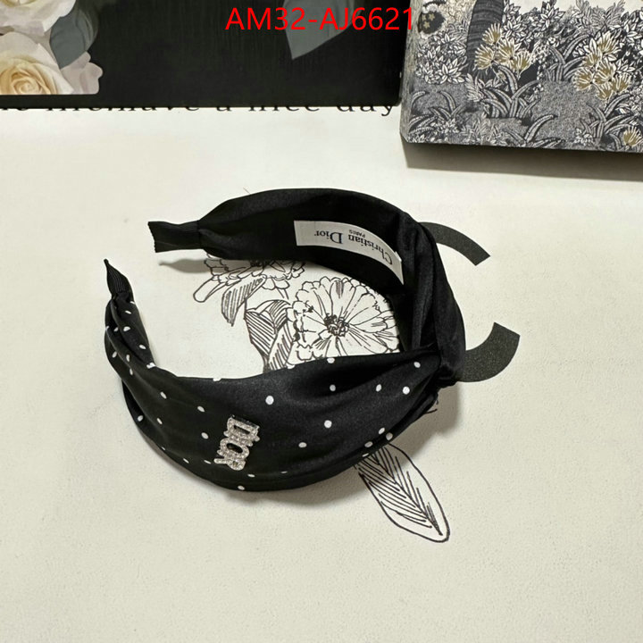 Hair band-Dior high quality ID: AJ6621 $: 32USD