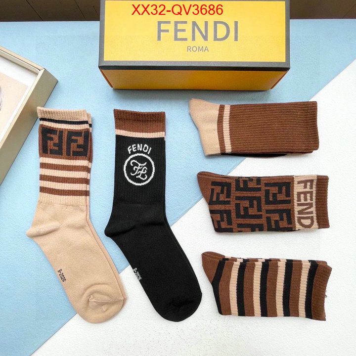 Sock-Fendi is it ok to buy replica ID: QV3686 $: 32USD