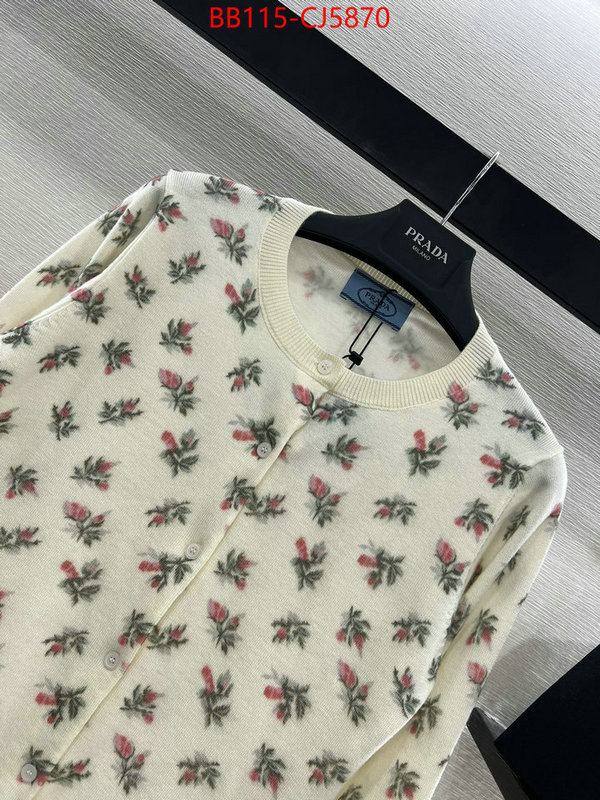 Clothing-Prada shop cheap high quality 1:1 replica ID: CJ5870 $: 115USD