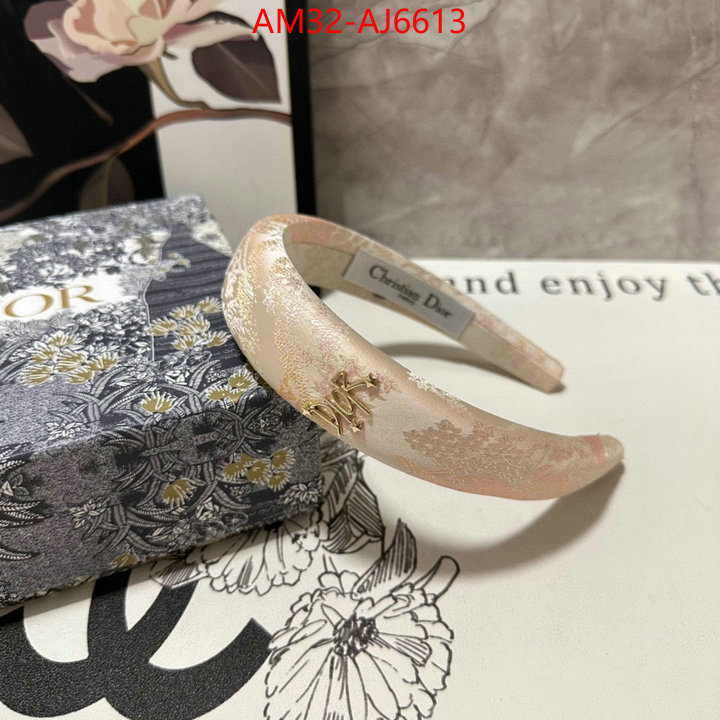 Hair band-Dior luxury fashion replica designers ID: AJ6613 $: 32USD