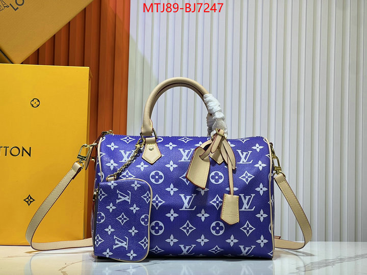 LV Bags(4A)-Speedy- aaaaa replica ID: BJ7247 $: 89USD,