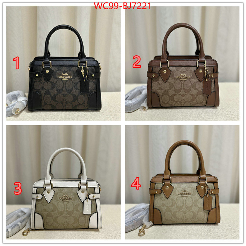 Coach Bags(4A)-Handbag- best quality designer ID: BJ7221 $: 99USD,