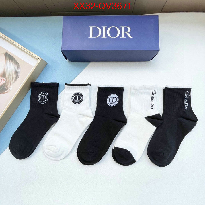 Sock-Dior replica 1:1 high quality ID: QV3671 $: 32USD