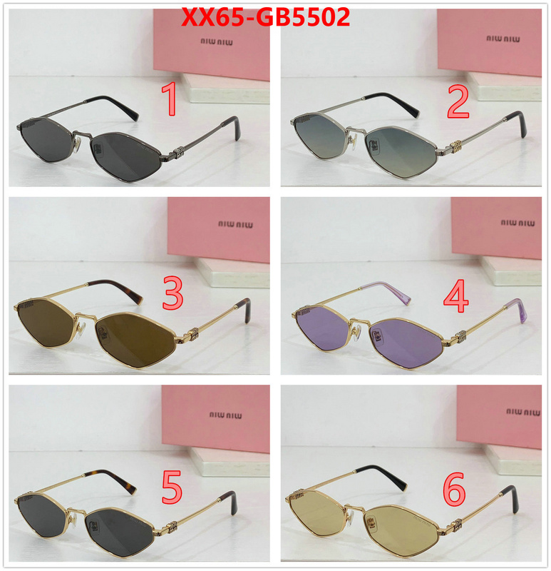 Glasses-Miu Miu replica 1:1 high quality ID: GB5502 $: 65USD