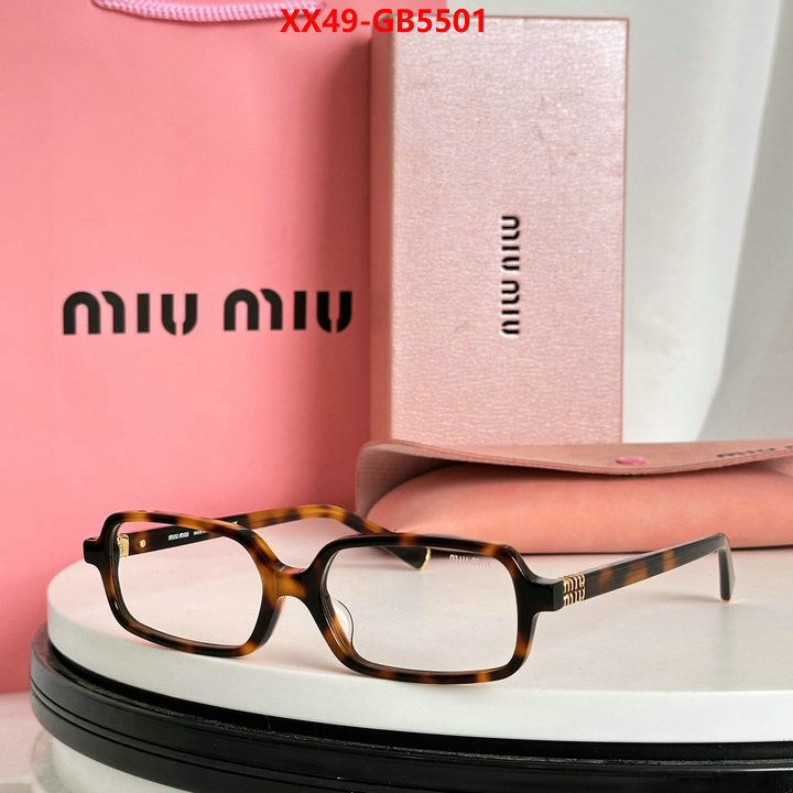 Glasses-Miu Miu fake aaaaa ID: GB5501 $: 49USD