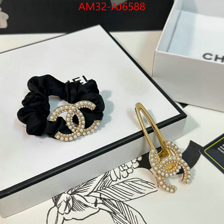 Hair band-Chanel how quality ID: AJ6588 $: 32USD