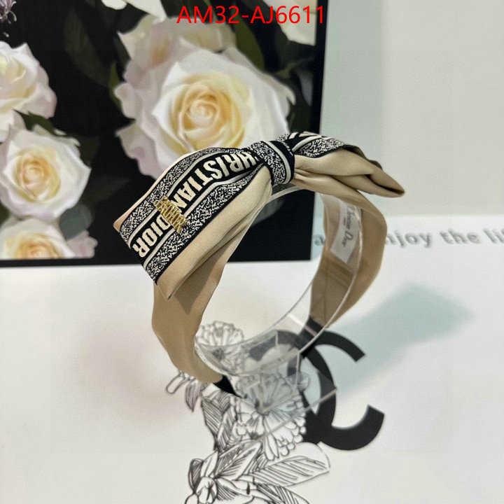 Hair band-Dior knockoff highest quality ID: AJ6611 $: 32USD