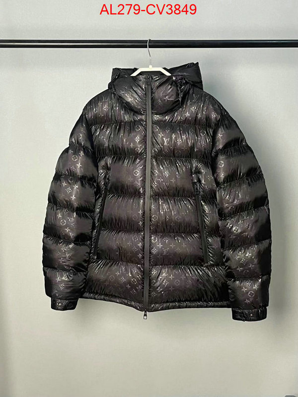 Down jacket Men-LV designer 1:1 replica ID: CV3849 $: 279USD