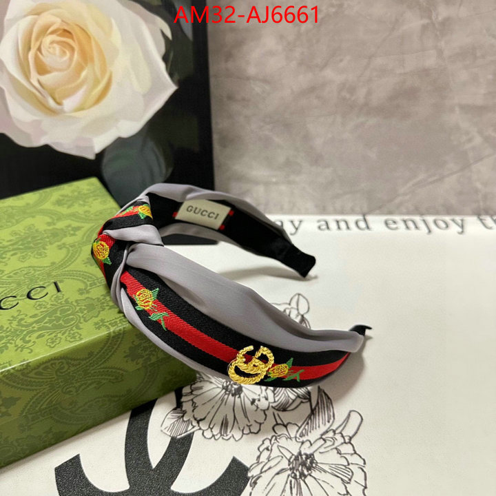 Hair band-Gucci shop cheap high quality 1:1 replica ID: AJ6661 $: 32USD