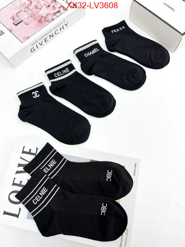 Sock-Chanel best designer replica ID: LV3608 $: 32USD