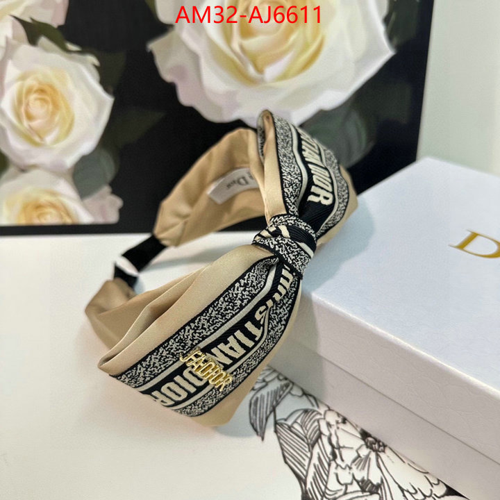 Hair band-Dior knockoff highest quality ID: AJ6611 $: 32USD