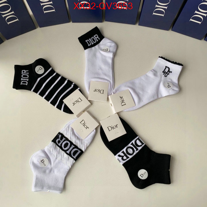 Sock-Dior where to buy replicas ID: QV3653 $: 32USD