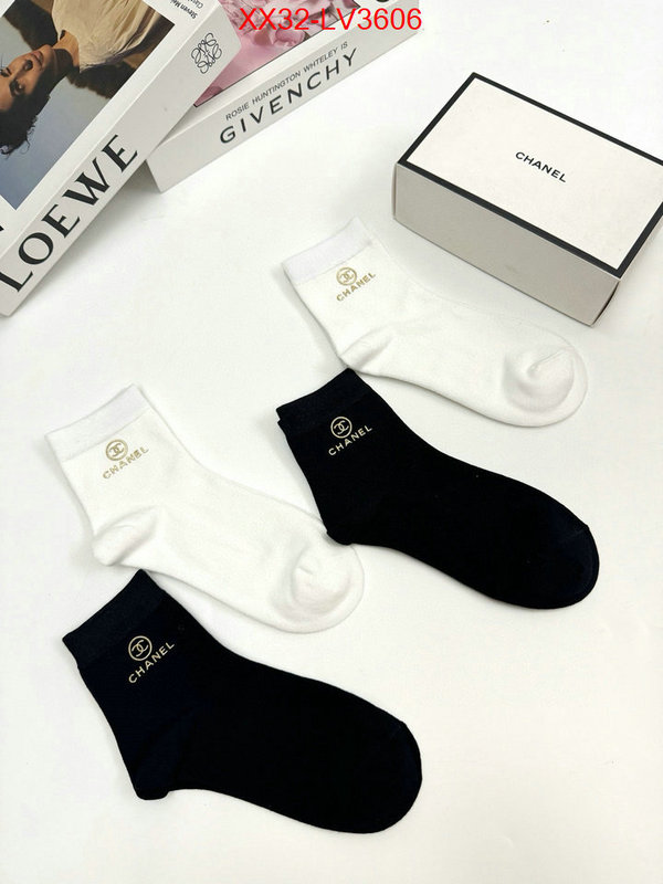 Sock-Chanel buy cheap ID: LV3606 $: 32USD