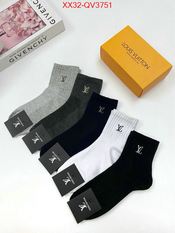 Sock-LV replica shop ID: QV3751 $: 32USD